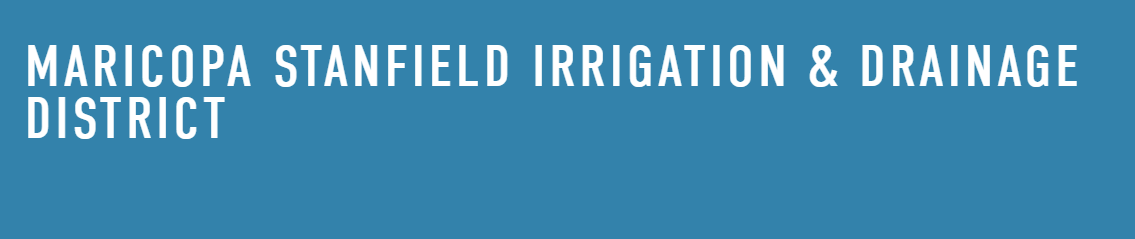 Maricopa Stanfield irrigation and Drainage district